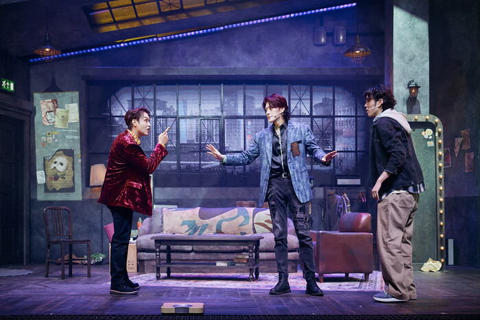뮤지컬 '#0528' 공연사진(조훈, 황민수, 심수호) 제공 포커스테이지