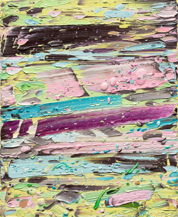 거기, 살아있음에 대하여, 봄꽃_202539-oil on canvas-65.1x53cm-2025-사진제공 갤러리 진선