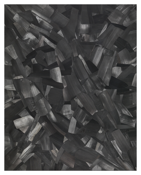 [Johyun Gallery] Lee Bae, Issu du feu-au15, 2003, Charcoal on canvas, 162 x 130cm