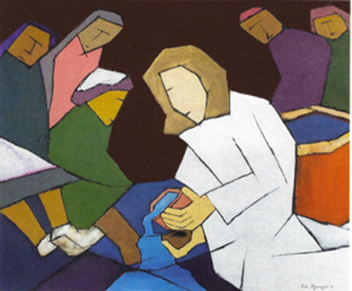 이향재, 신앙심을 예술로 표현하면서 자신의 삶을 반추-사진제공 박명인 미술평론가