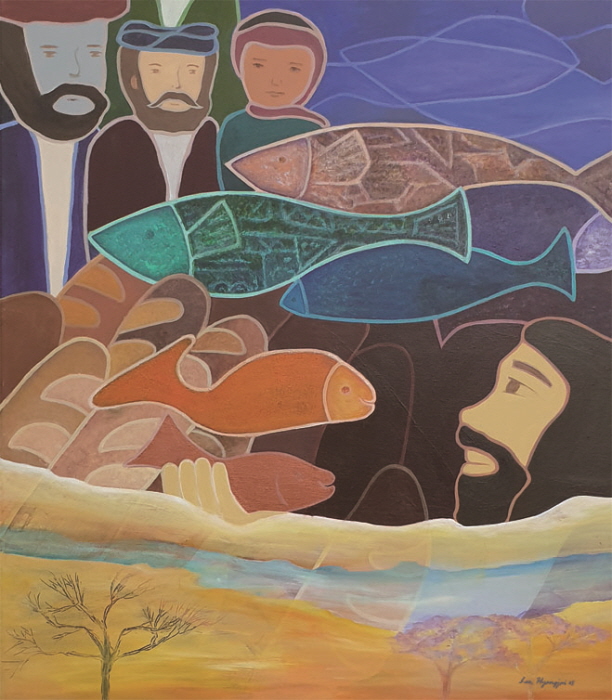 이향재, 신앙심을 예술로 표현하면서 자신의 삶을 반추-사진제공 박명인 미술평론가