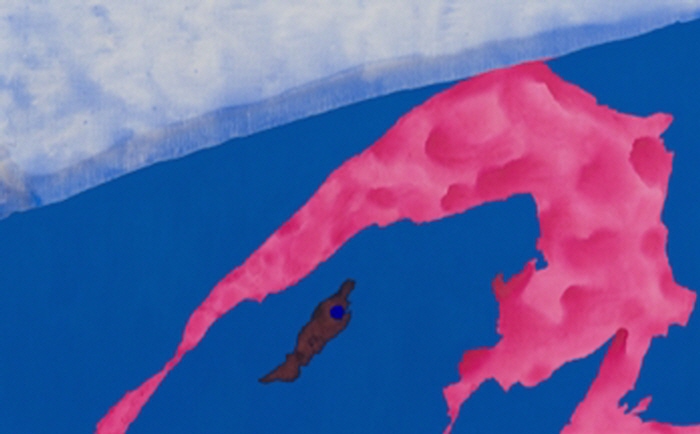 잔설 (Lingering Snow) 2, 2025, 캔버스에 아크릴릭, 72.7x116.8cm-사진제공 갤러리 밈