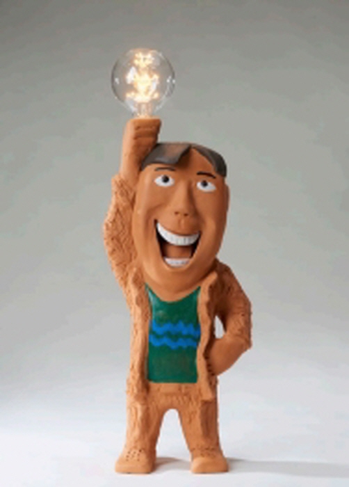 등불이 되어, 질구이 재벌, LED 램프, 2021-사진제공 김종영 미술관