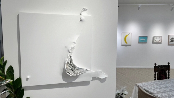 갤러리몸 Woven layers 전시전경 1 (하석홍, 윤종석, 모용수, 이돈아, 이상미, 임종엽)-사진제공 갤러리 몸