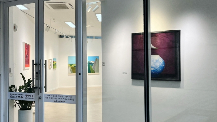 갤러리몸 Woven layers 전시전경 1 (하석홍, 윤종석, 모용수, 이돈아, 이상미, 임종엽)-사진제공 갤러리 몸