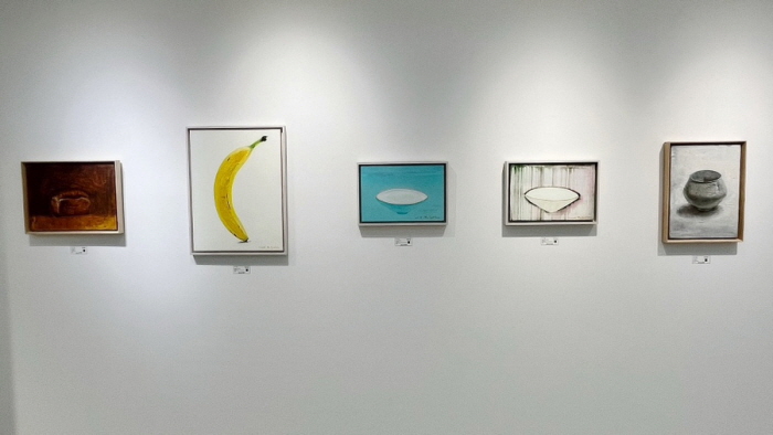 갤러리몸 Woven layers 전시전경 1 (하석홍, 윤종석, 모용수, 이돈아, 이상미, 임종엽)-사진제공 갤러리 몸