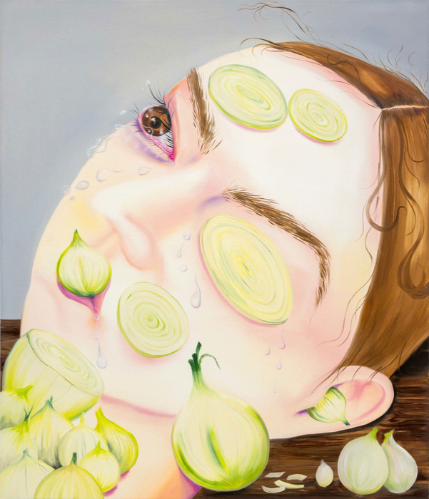 카롤리나 자블론스카-양파 그림, 2025-캔버스에 유채-140 x 120cm-사진제공 파리 에스더 쉬퍼 갤러리