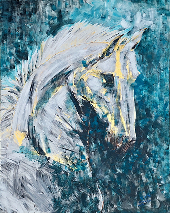 Chaos-사유하다, 91x117cm, 캔버스에 혼합재료, 2025-사진제공 장은선 갤러리