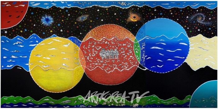 하정열  '우주화가'  30회 개인전 6월 인사아트프라자갤러리에서 개최