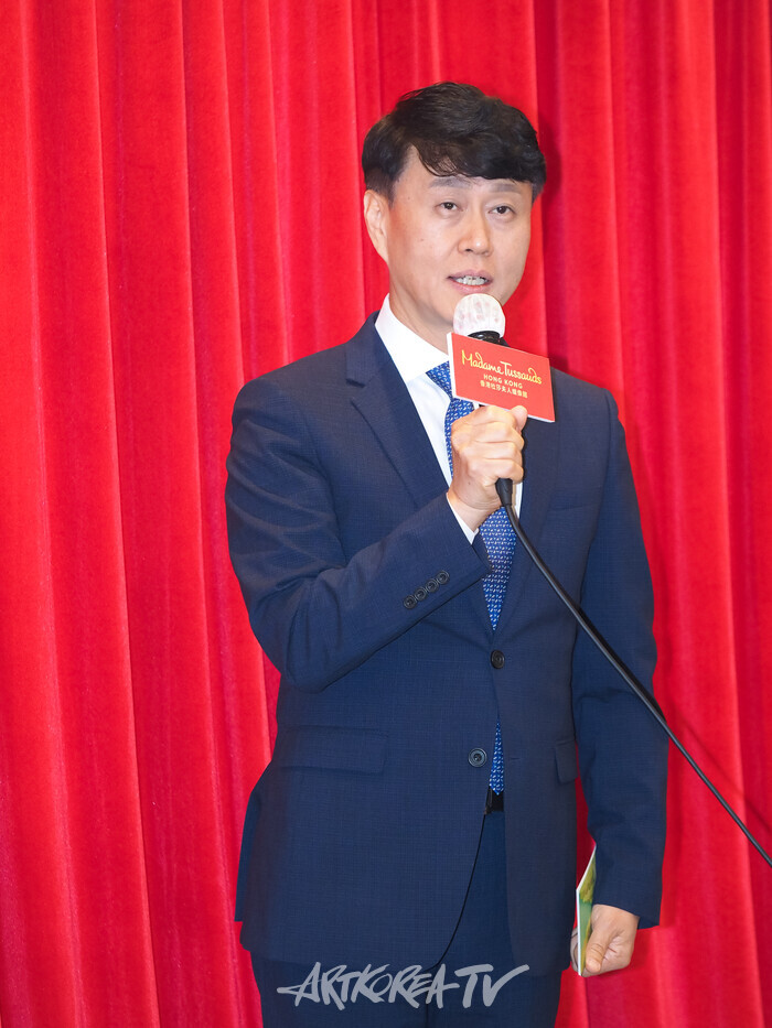 [AK포토] 김윤호 홍콩관광청 한국지사장, 마담투소 홍콩 임시완 밀랍인형 공개 행사 참석