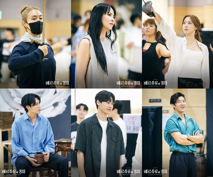 뮤지컬 '베르사유의 장미, 옥주현·정유지→이해준·고은성까지 몰입감 깊은 연습실 공개