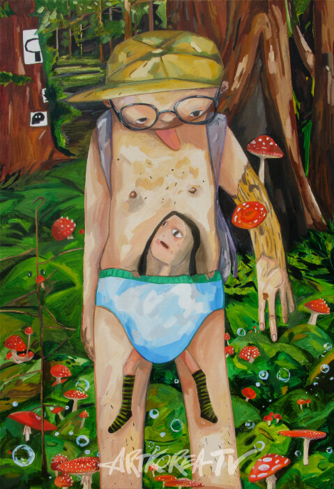 김윤하 작가 '구름, 버섯, 사랑'전