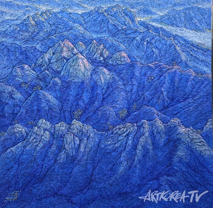 이정원 작가, '푸른 산의 환영'展:자연과 인간의 관계 탐구