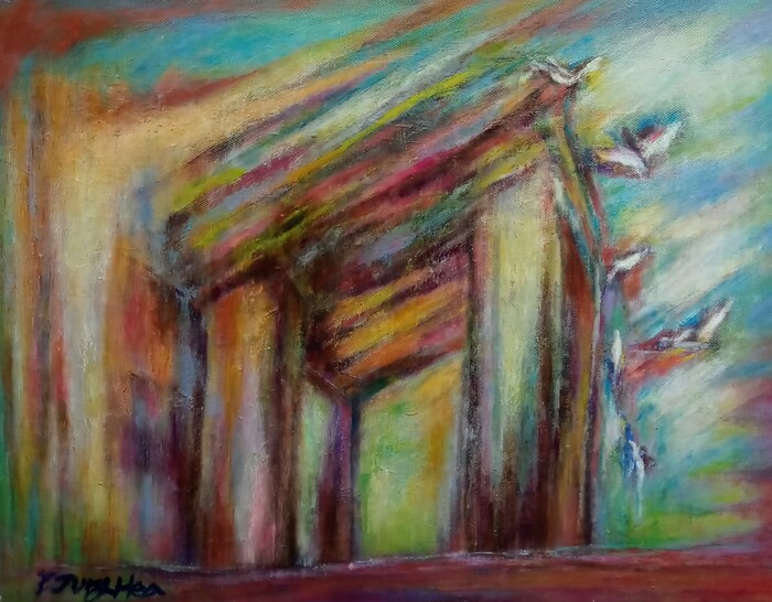 [박정해의 시와 그림의 뜨락] 폐허의 노래 그리고 13년만의 해후