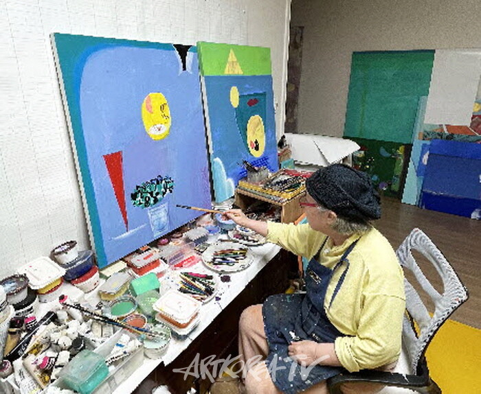 그리움의 풍경과 색채의 울림  ' 이화진의 회화'(1)