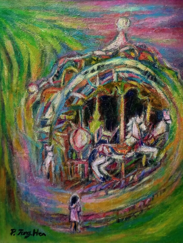 [박정해의 시와 그림의 뜨락] 파리의 회전목마