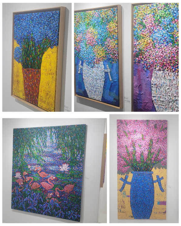 김용모 화백 개인전 '사는 이야기-화양연화' 성황리 개막