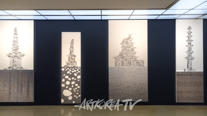 [AK현장] 붓과먹, 그리고 종이 ... 박진우 작가의 수묵세계 'Still Alive' 