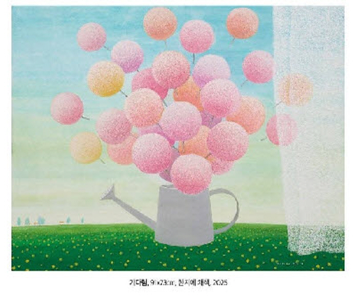 [김종근 미술평론 ] '기다림'과 '항금리 가는 길'의 만남-김인옥 작가