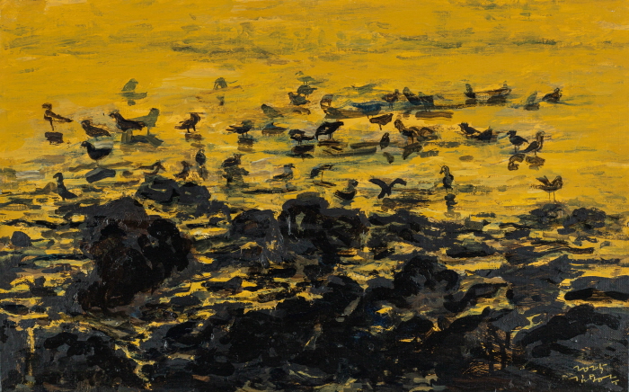 제17회 김용주 개인전 '바람 부는 바다', 아라갤러리에서 열려'