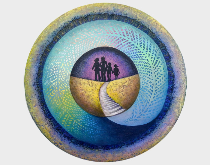 이진자 개인전 '알파와 오메가의 공간여행', CN갤러리에서 개최