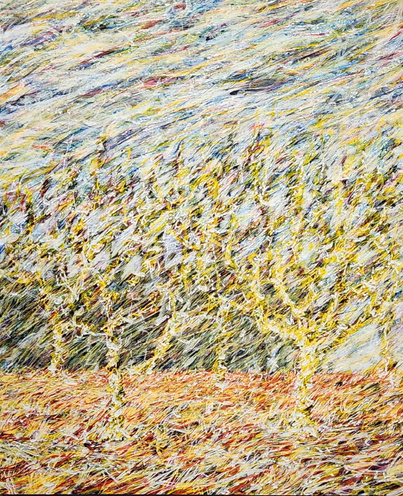 김이훈의 회화  '하늘, 노아의 홍수 이전부터 나를 부르러 오는 소리'  