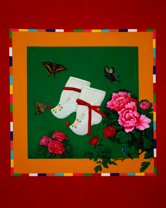 김규리 개인전 ‘한국의 미(美)’ – 오방색으로 재현한 한국적 아름다움