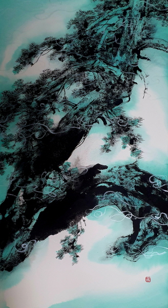 강금복 개인전 ‘상생의 꿈’ -소나무와 매화, 그리고 인간의 화합을 그리다