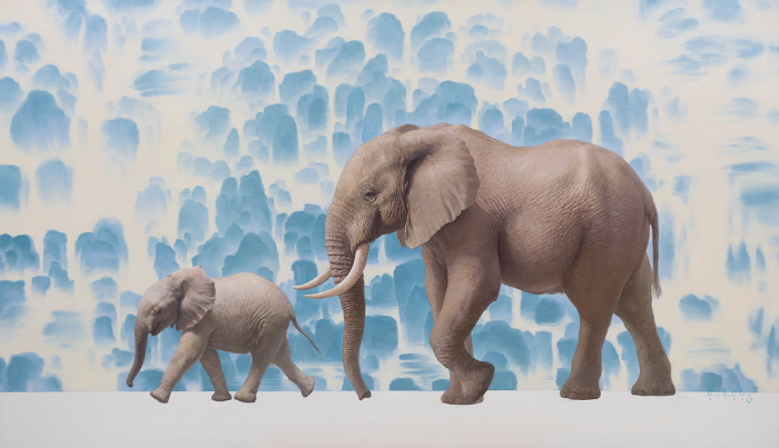 서양화가 김복동, 생명과 존재를 향한 철학적 화두 '기원-존재' 개인전