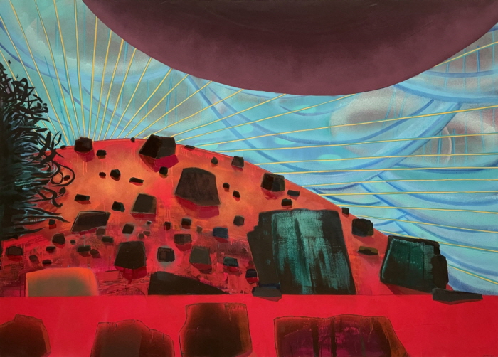 페인트의 대담함-수 맥널리(Sue McNally), 미국 풍경의 새로운 언어를 쓰다